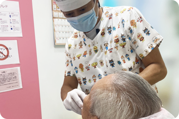 入れ歯のかみ合わせ採得